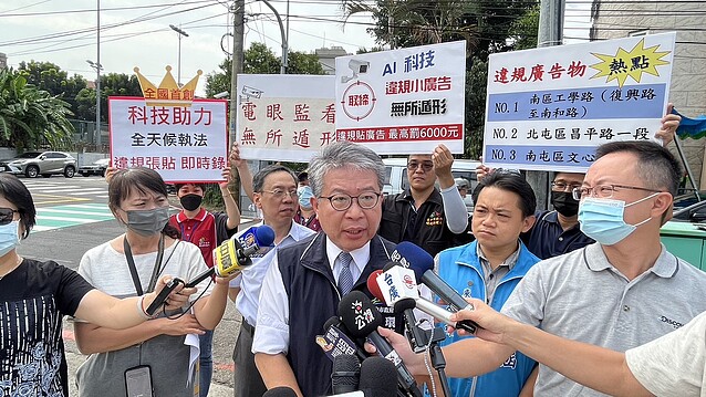 台中環保局長陳宏益受訪。圖／台中市政府